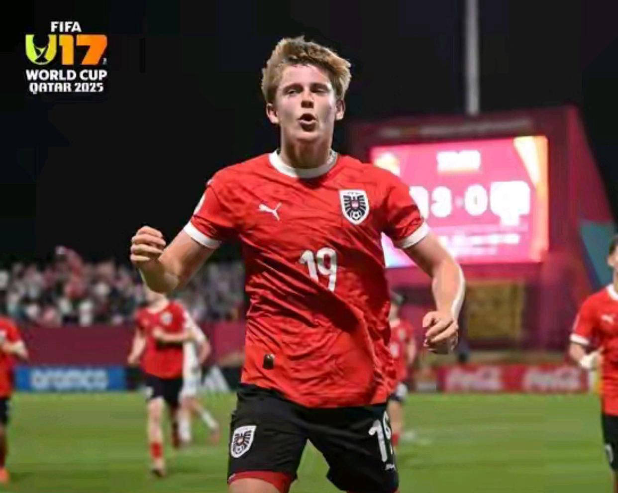 奥地利前锋打破比利时球员射门纪录