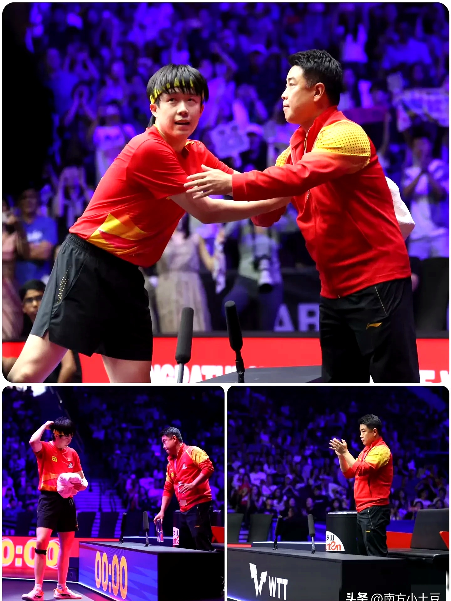 比利时乒乓球队鏖战奥地利乒乓球队，王皓高光表现